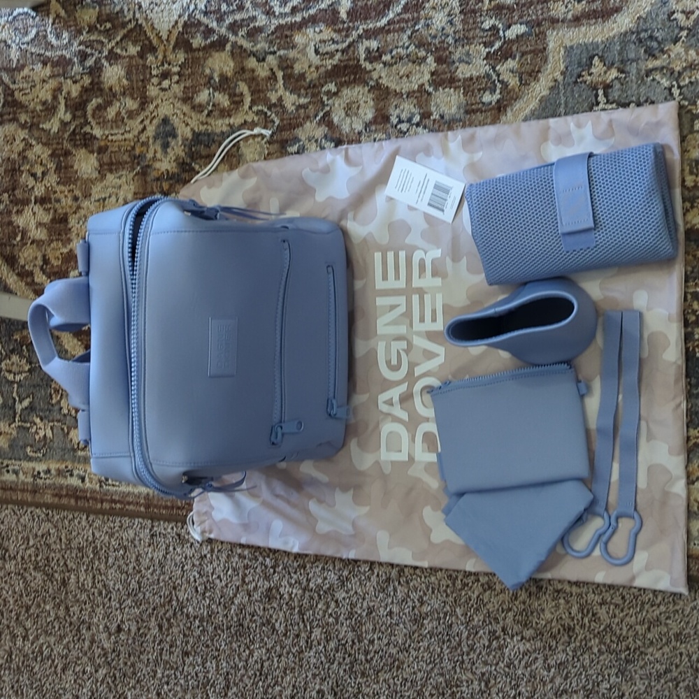 Dagne Dover Medium Diaper Bag - Blue Heron